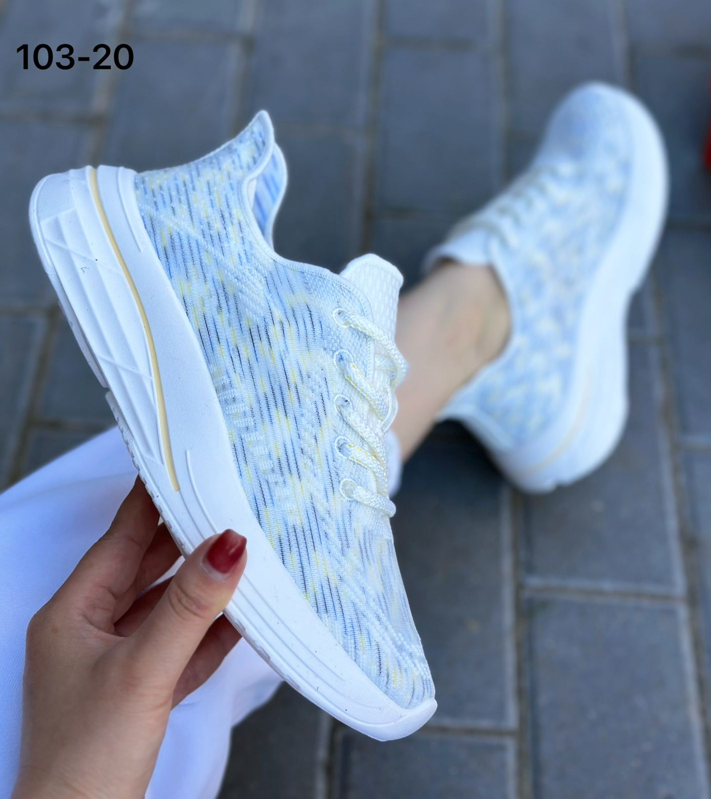 Женские кроссовки  FASHION SO-257-163 (10 пар в коробе, 36-42 размер)