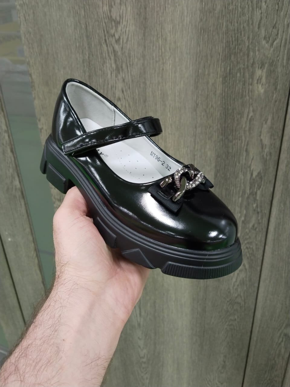 Детские туфли  FASHION SO-261-100 (10 пар в коробе, 30-37 размер)