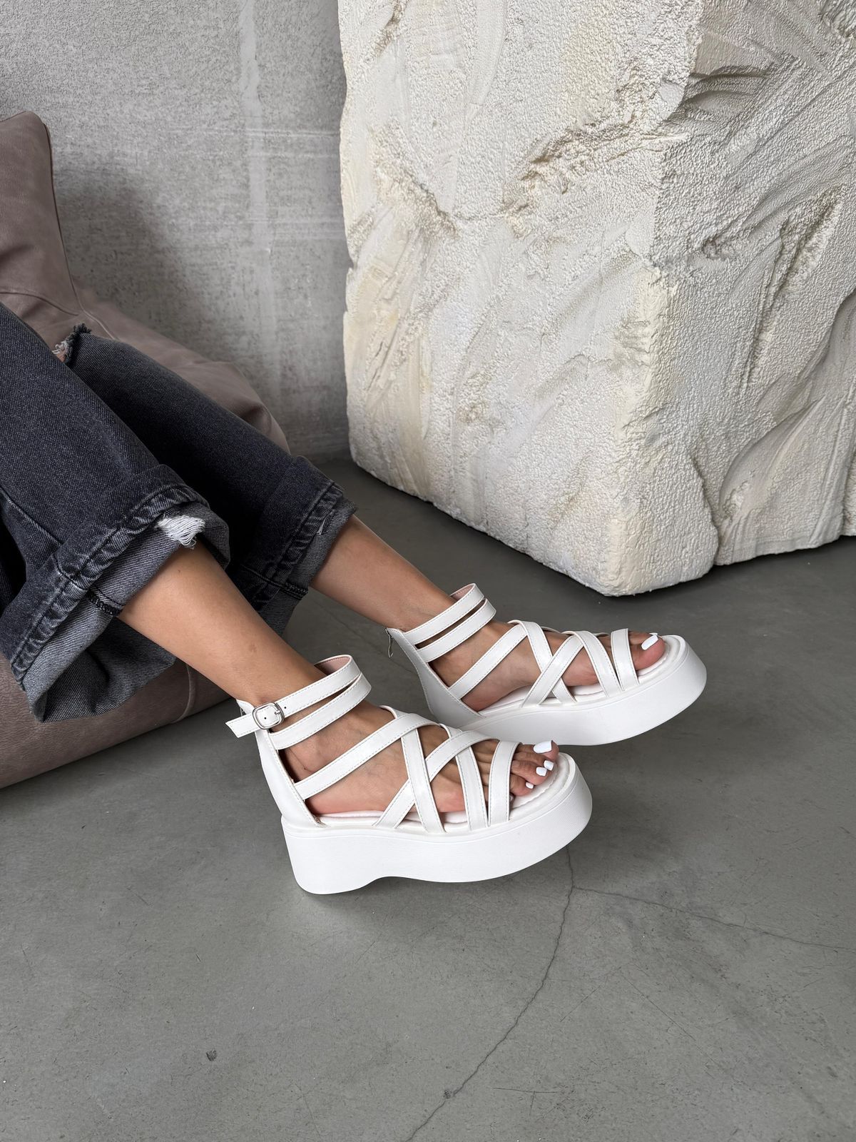 Женские босоножки  FASHION SO-253-288 (8 пар в коробе, 36-42 размер)