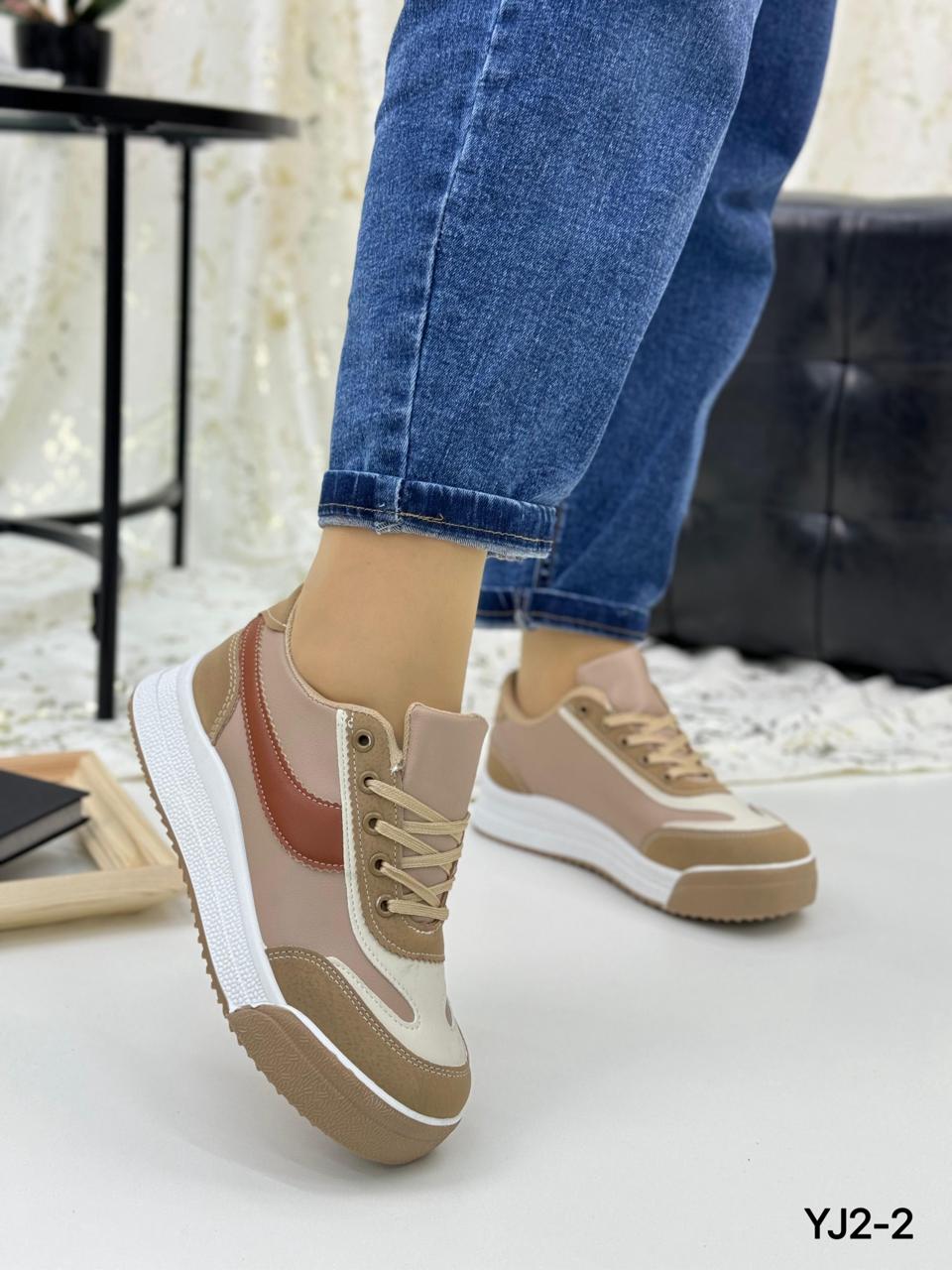 Женские весенние кроссовки FASHION SO-248-95 (8 пар в коробе, размер 36-41)