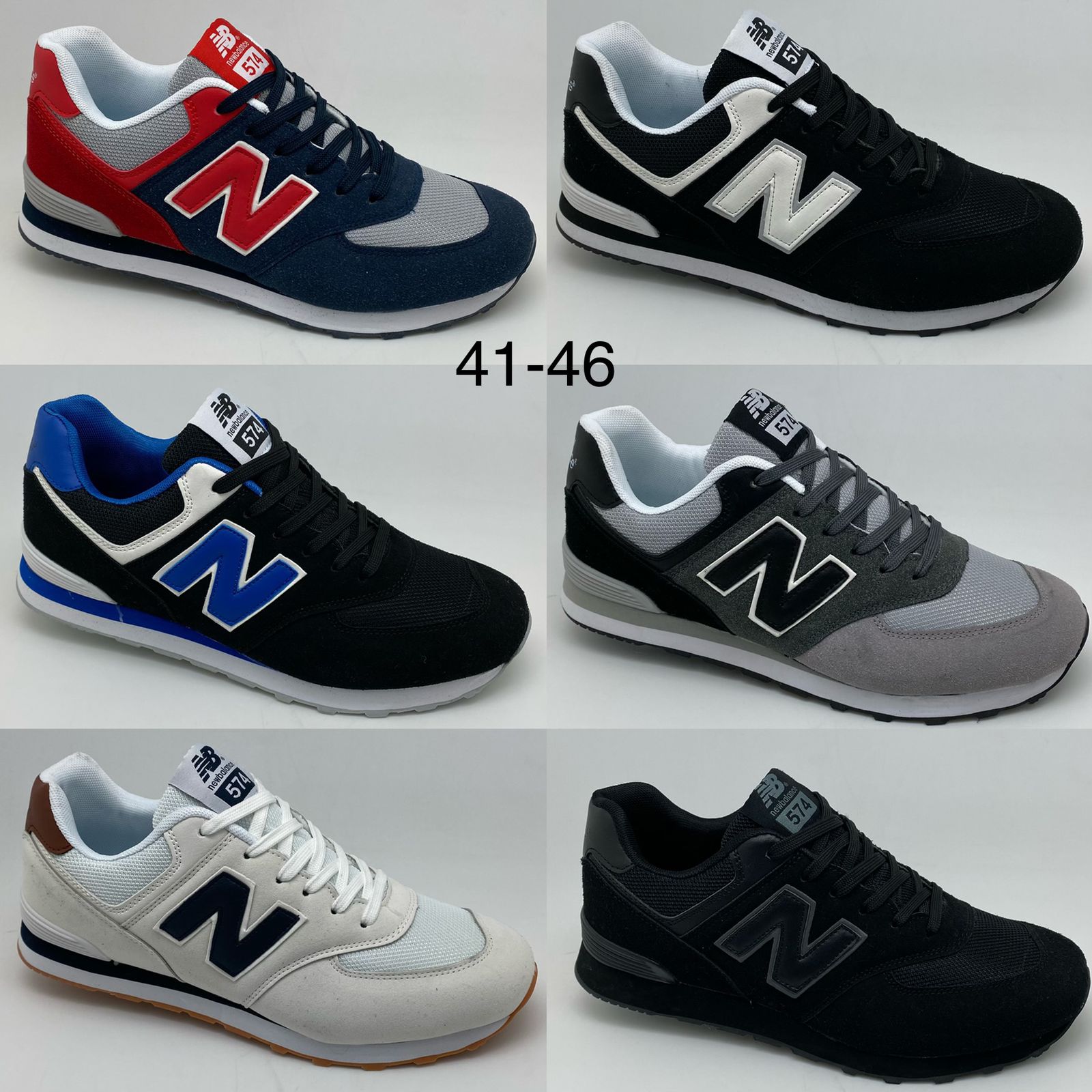 Мужские весенние кроссовки AIR SO-221-72 (8 пар в коробе, размер 41-46)