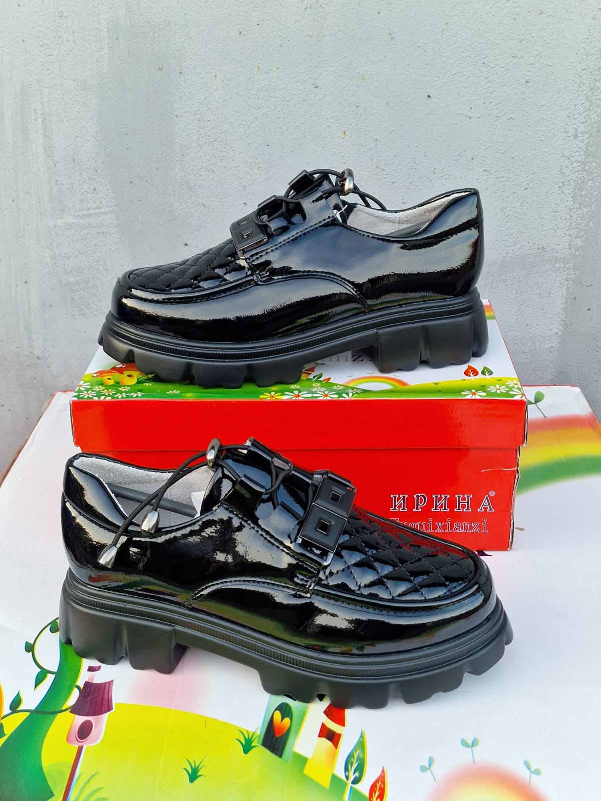 Детские туфли  FASHION SO-263-132 (8 пар в коробе, 33-38 размер)