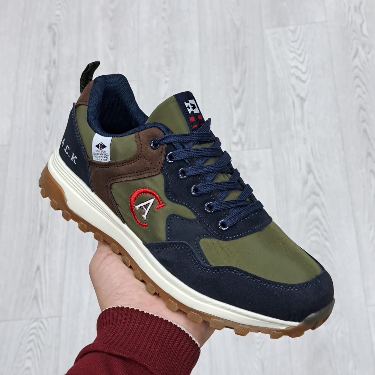 Мужские весенние кроссовки FASHION SO-230-221 (8 пар в коробе, размер 41-46)