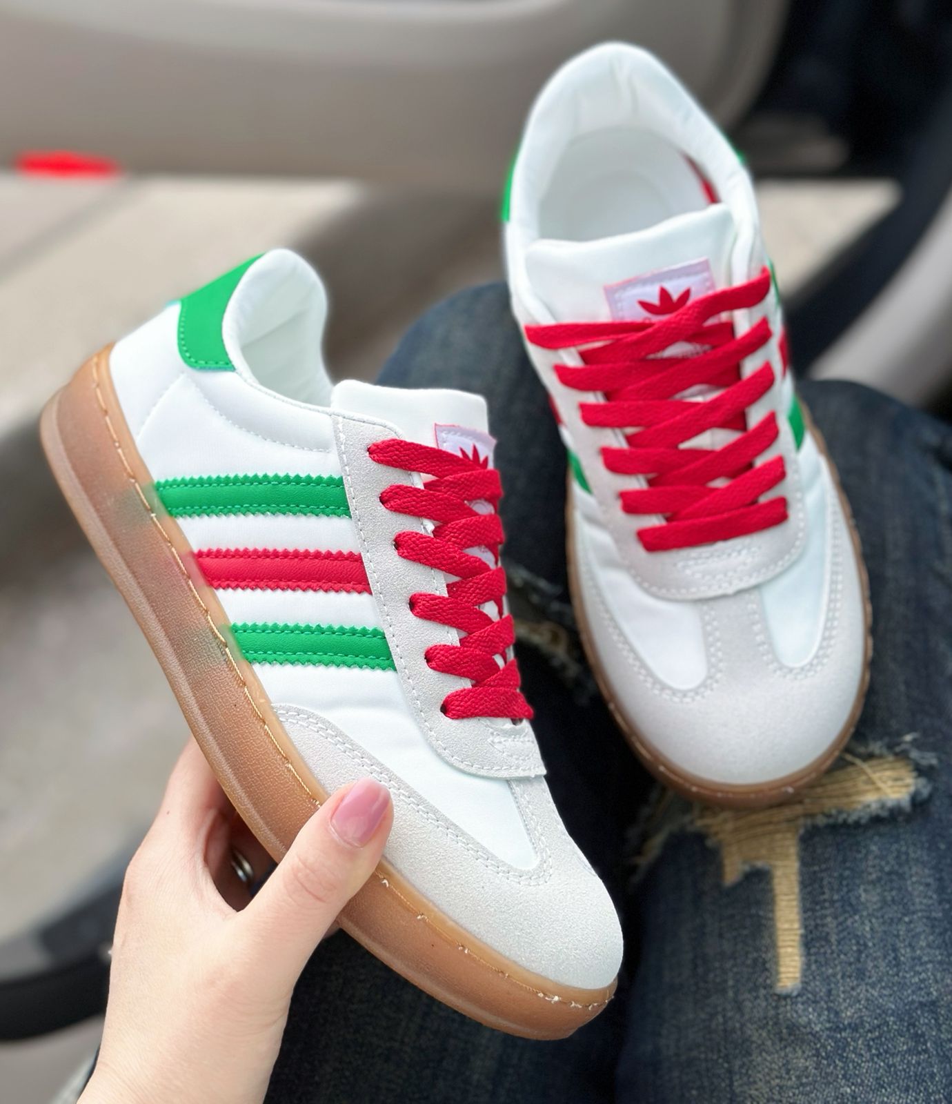 Женские весенние кроссовки FASHION SO-240-162 (8 пар в коробе, размер 36-41)