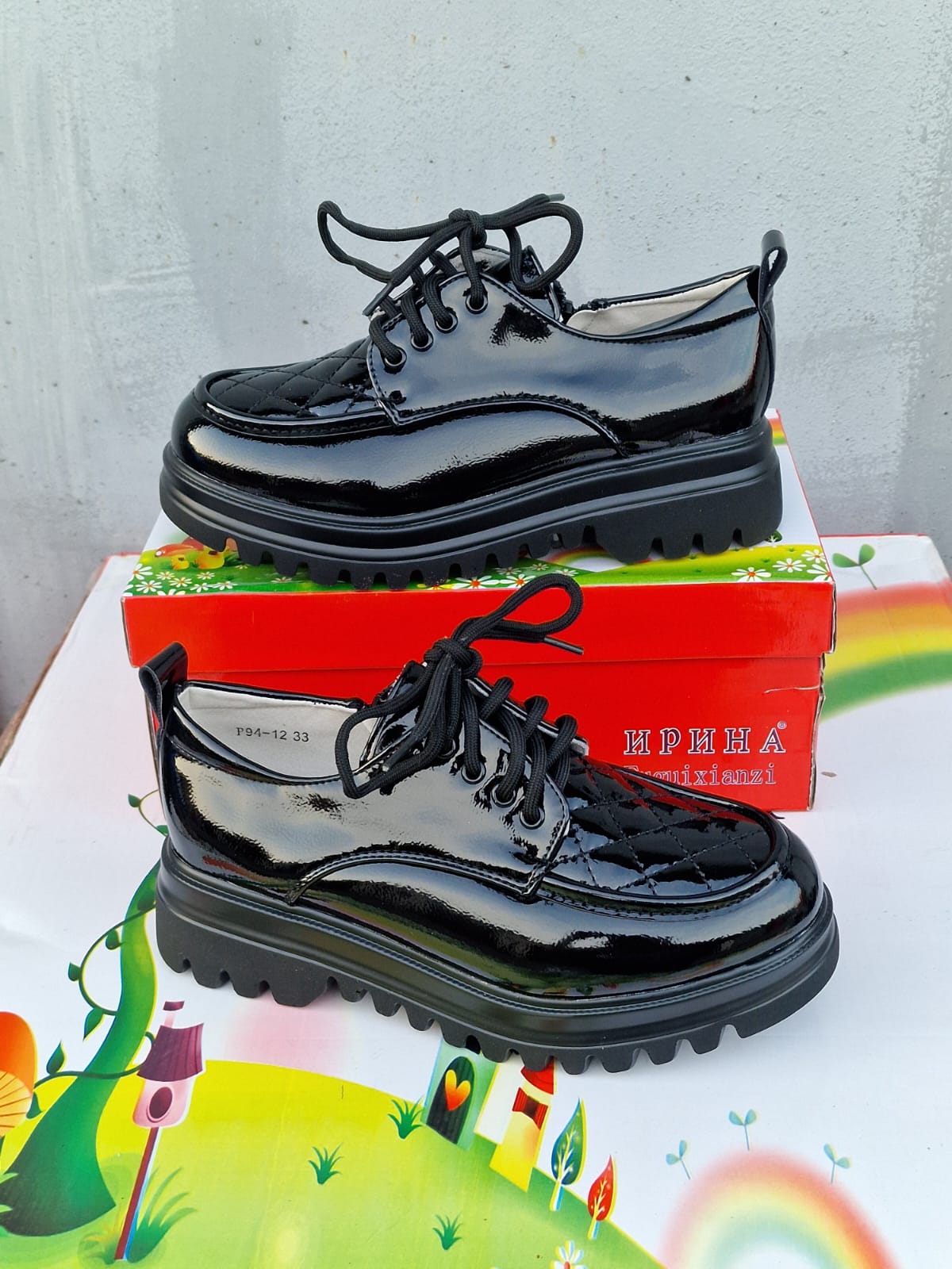 Детские туфли  FASHION SO-263-127 (8 пар в коробе, 33-38 размер)