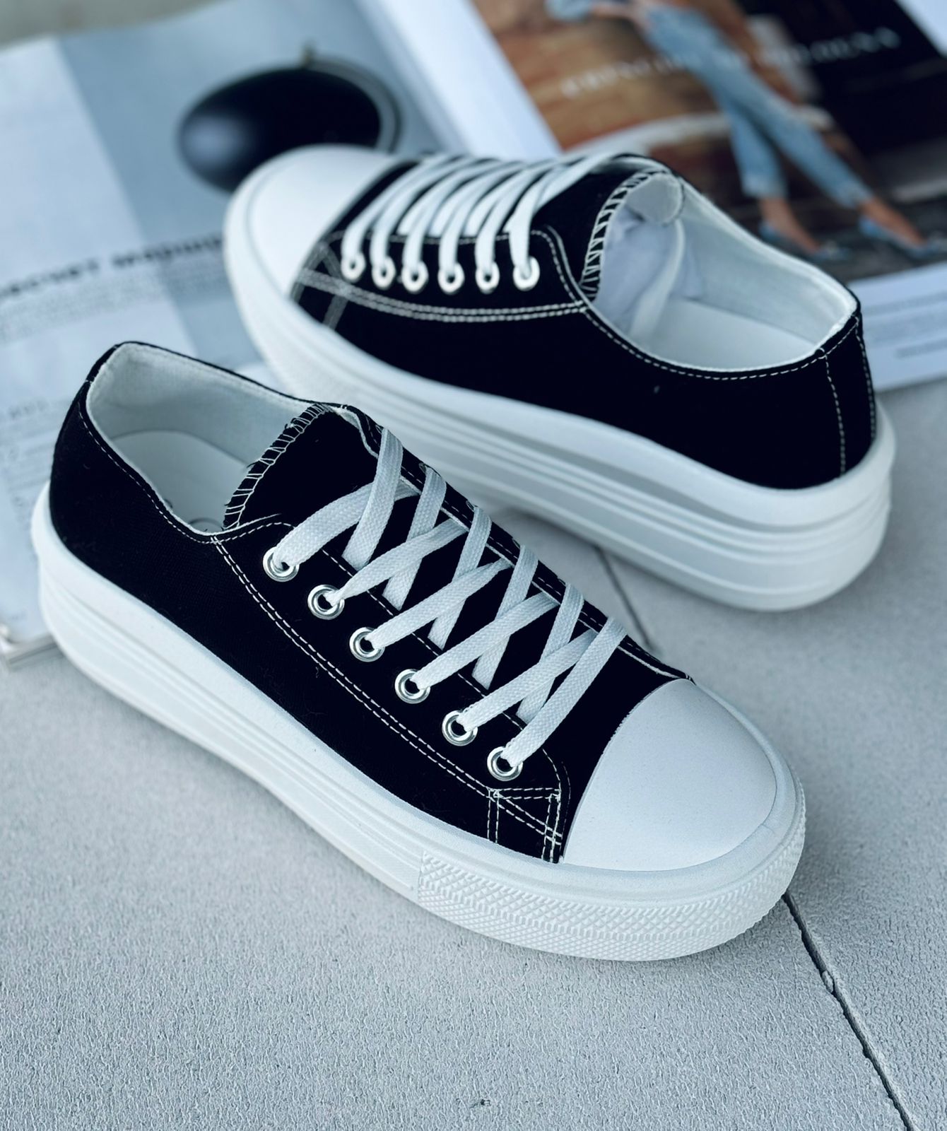 Женские весенние кеды FASHION SO-240-58 (8 пар в коробе, размер 36-41)