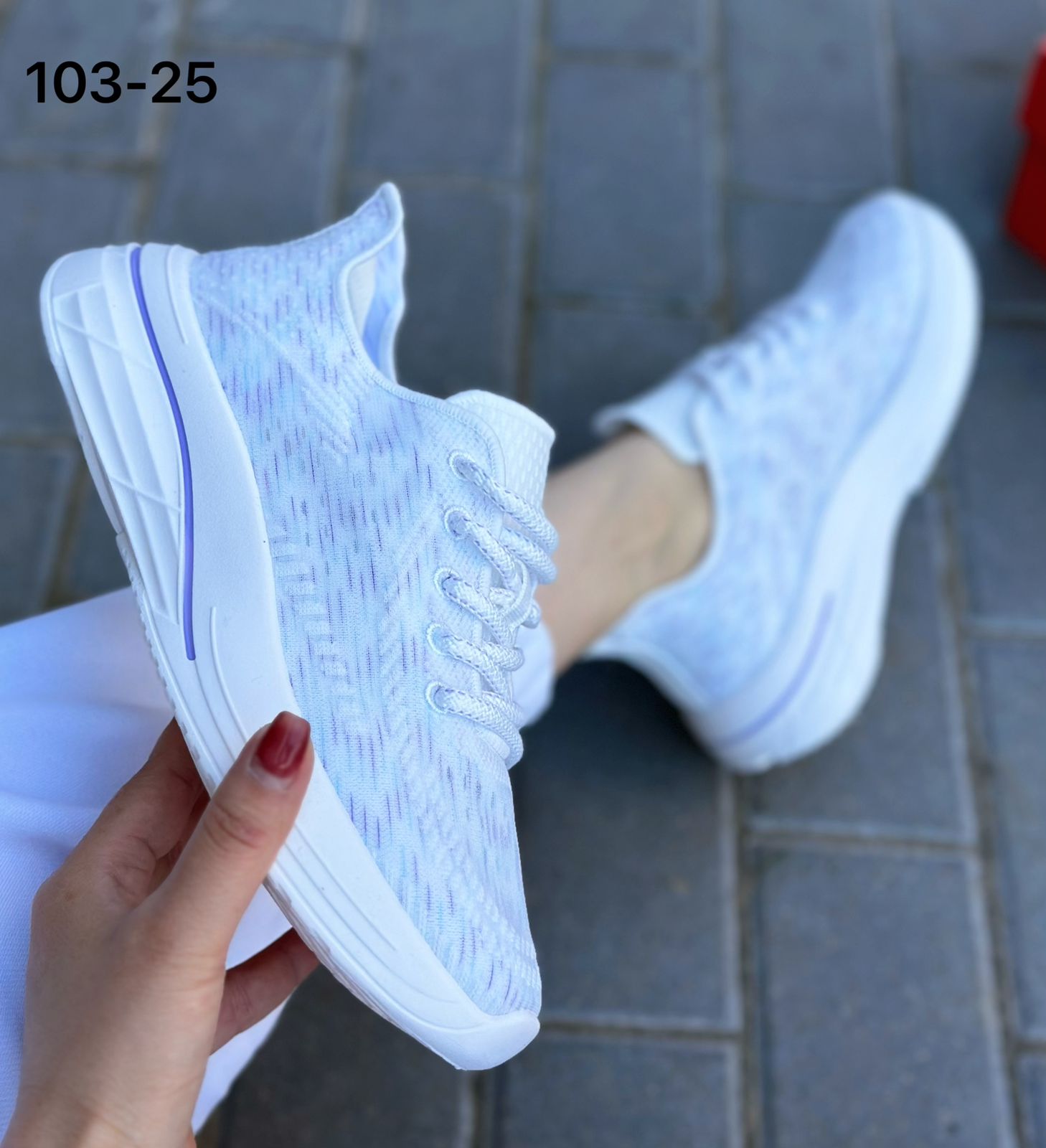 Женские кроссовки  FASHION SO-257-168 (10 пар в коробе, 36-42 размер)