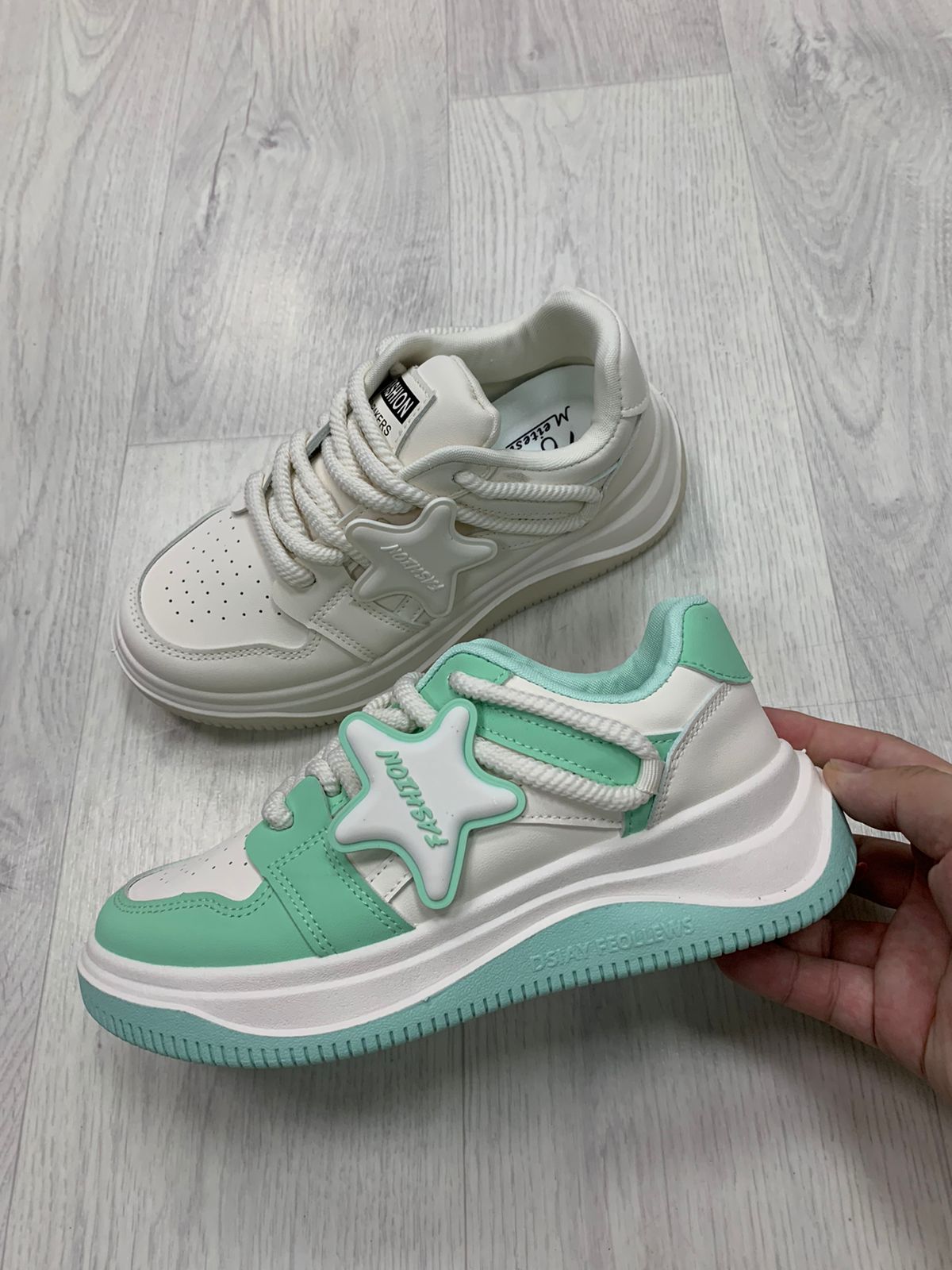 Женские весенние кроссовки FASHION SO-219-27 (8 пар в коробе, размер 36-41)