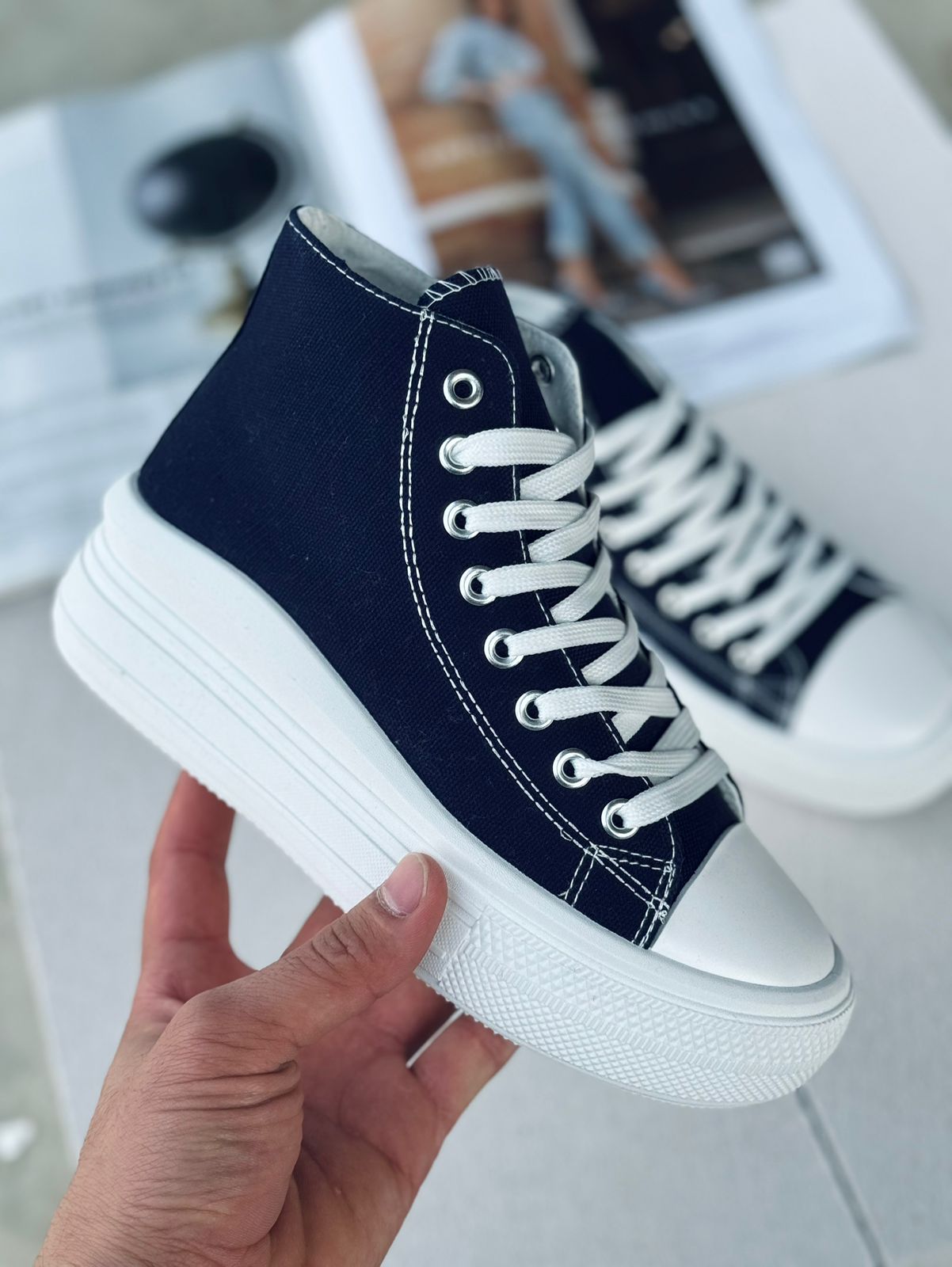 Женские весенние кеды FASHION SO-240-64 (8 пар в коробе, размер 36-41)