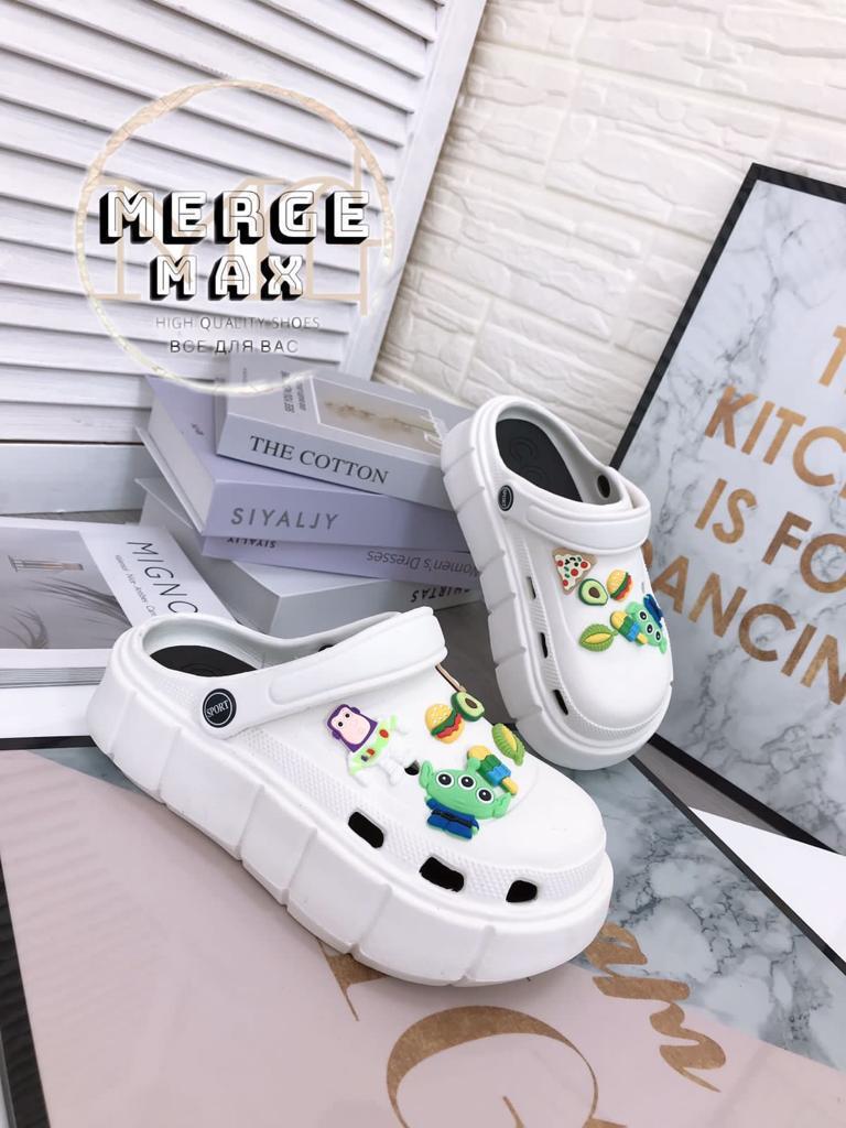 Женские летние шлепанцы MERGE MAX SO-221-186 (6 пар в коробе, размер 35-40)