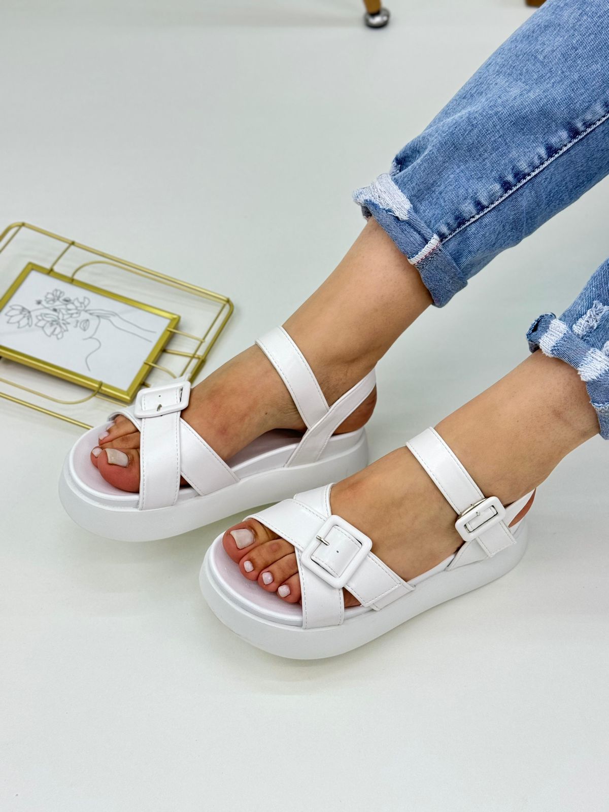 Женские весенние босоножки SUYIFEIYA SO-246-179 (8 пар в коробе, размер 36-41)