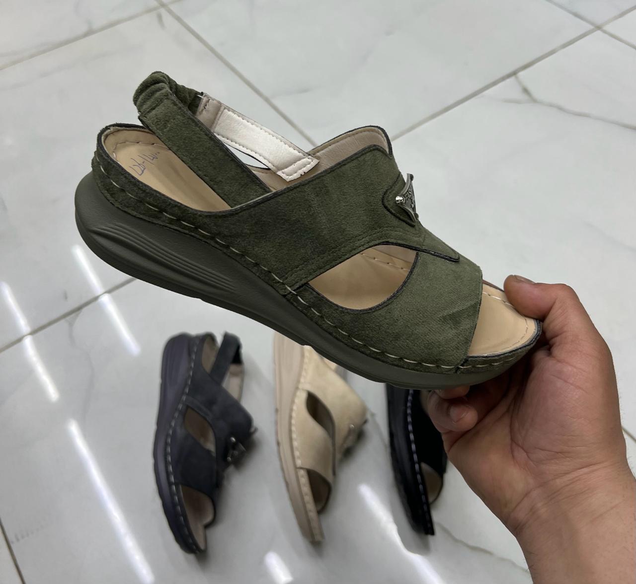 Женские летние босоножки FASHION SO-245-100 (8 пар в коробе, размер 36-41)