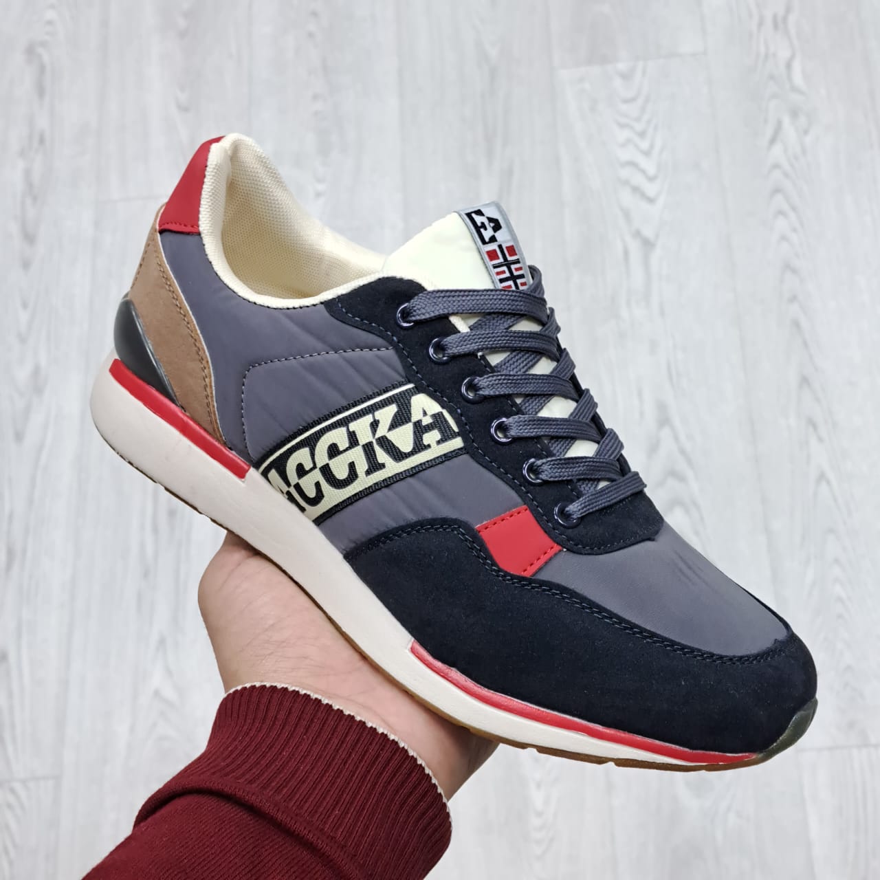 Мужские весенние кроссовки FASHION SO-230-210 (8 пар в коробе, размер 41-46)