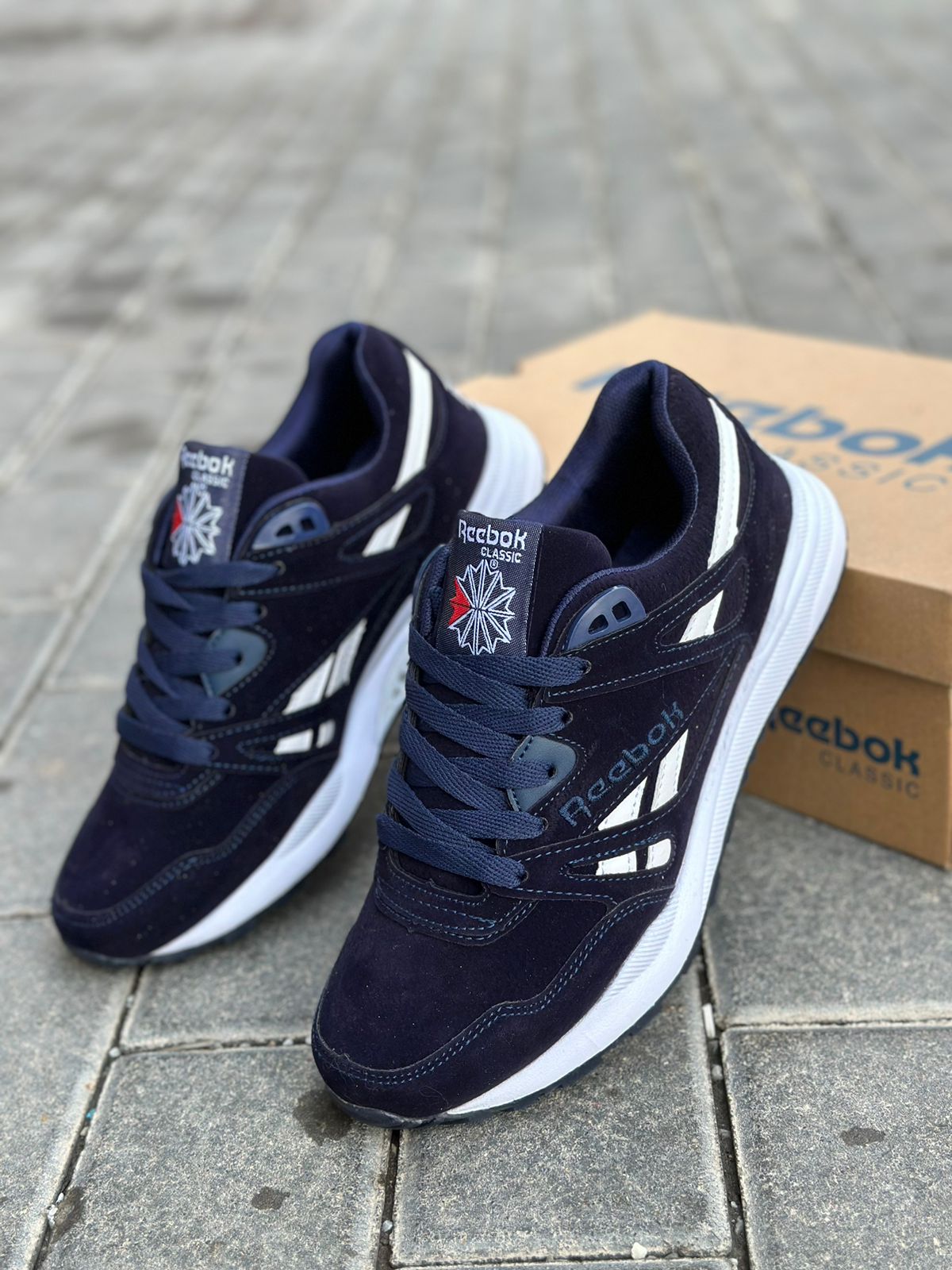 Мужские весенние кроссовки AIR SO-229-129 (8 пар в коробе, размер 41-46)