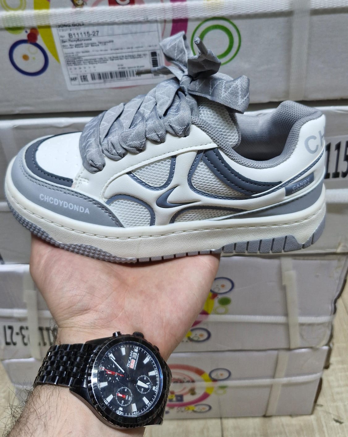 Детские кроссовки  FASHION SO-252-46 (8 пар в коробе, 32-37 размер)