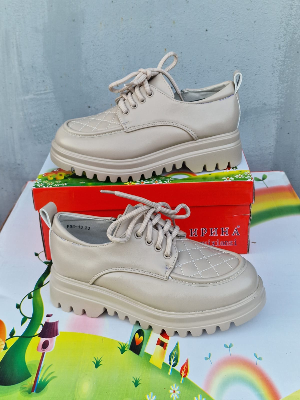 Детские туфли  FASHION SO-263-125 (8 пар в коробе, 33-38 размер)