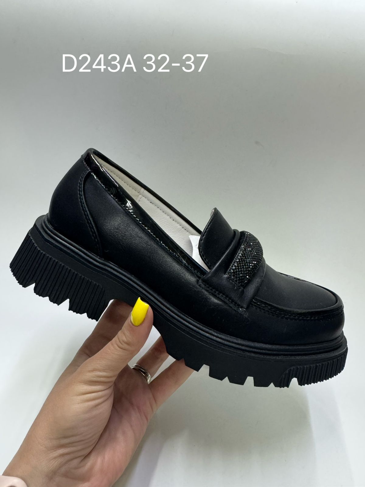 Детские туфли  FASHION SO-258-133 (8 пар в коробе, 32-37 размер)