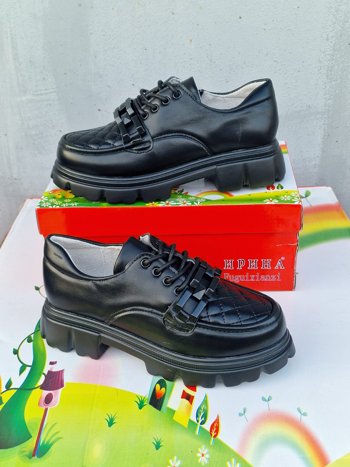 Детские туфли  FASHION SO-263-135 (8 пар в коробе, 33-38 размер)