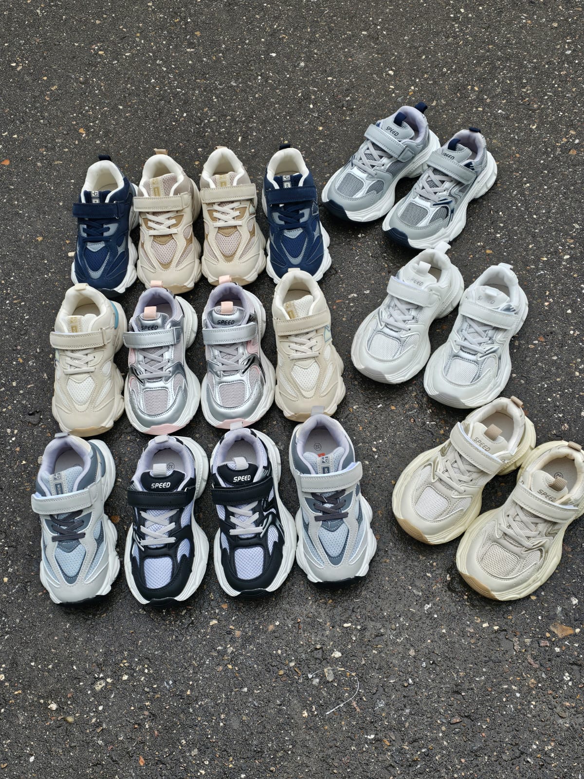 Детские кроссовки  FASHION SO-252-37 (8 пар в коробе, 32-37 размер)