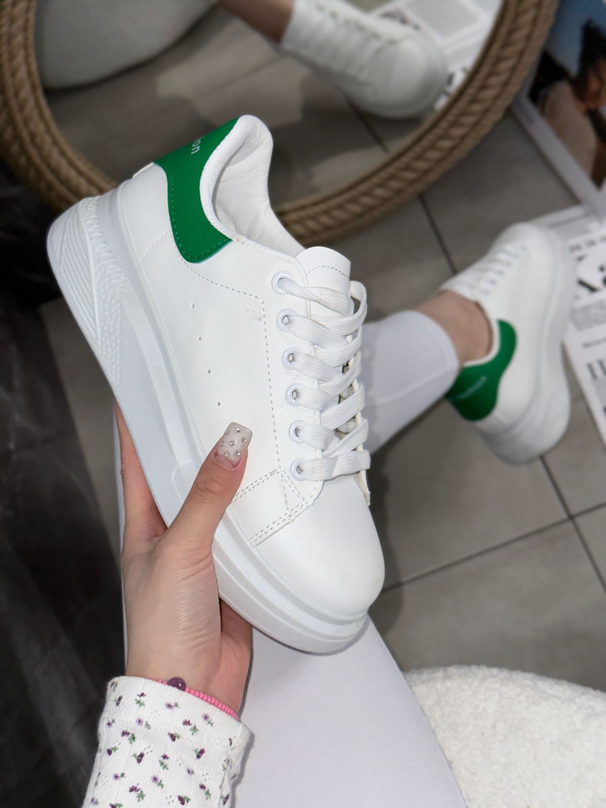 Женские весенние кроссовки FASHION SO-240-141 (8 пар в коробе, размер 36-41)