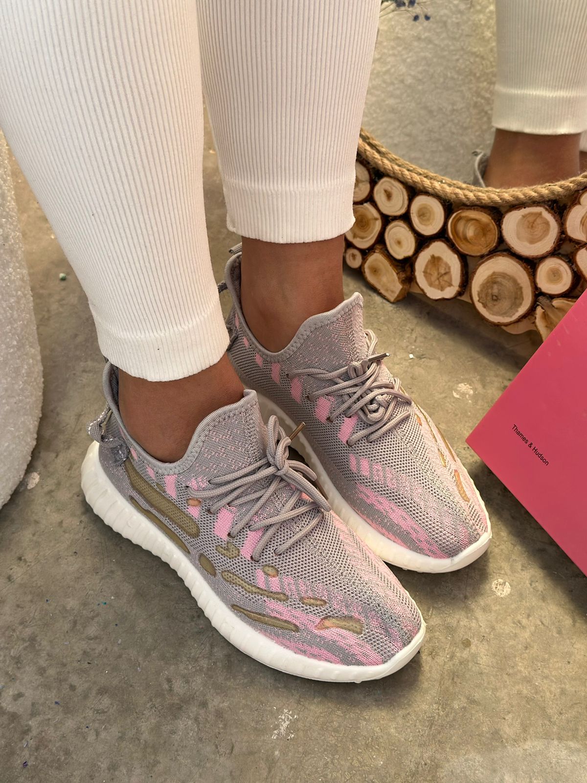 Женские весенние кроссовки FASHION SO-236-13 (10 пар в коробе, размер 36-41)