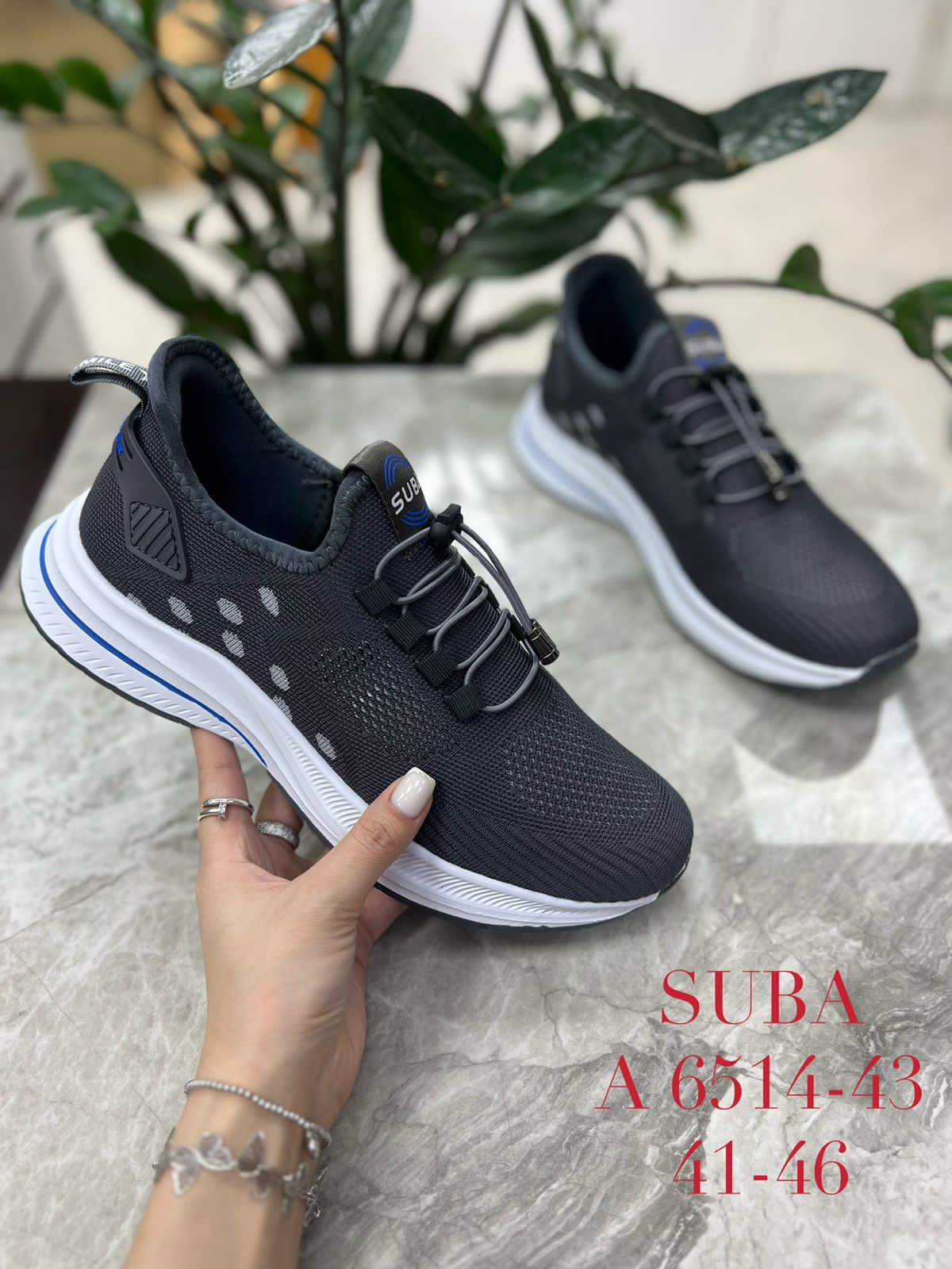 Мужские весенние кроссовки SUBA SO-248-142 (8 пар в коробе, размер 41-46)