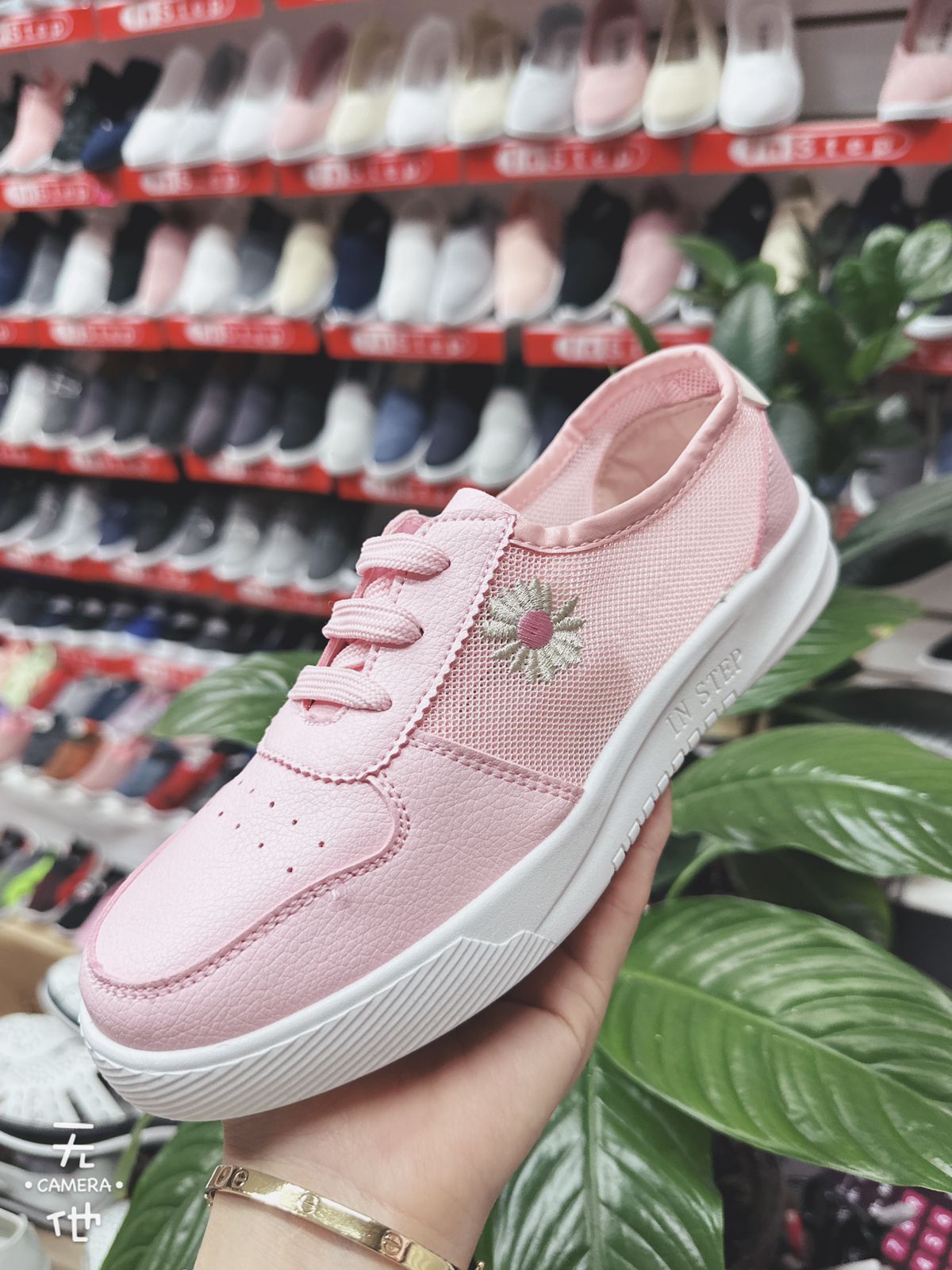 Женские весенние кроссовки IN STEP SO-232-101 (8 пар в коробе, размер 36-41)