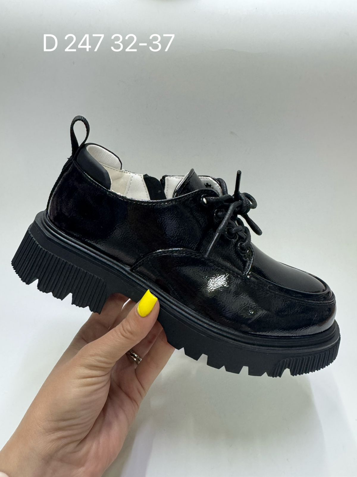 Детские туфли  FASHION SO-258-157 (8 пар в коробе, 32-37 размер)