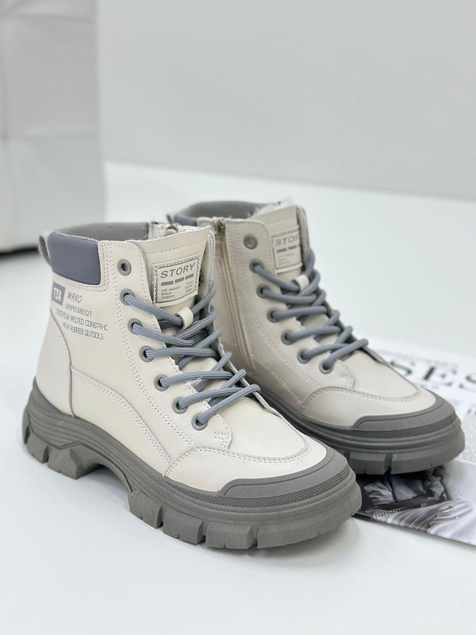 Женские весенние ботинки SUFINA SO-231-90 (8 пар в коробе, размер 36-41)