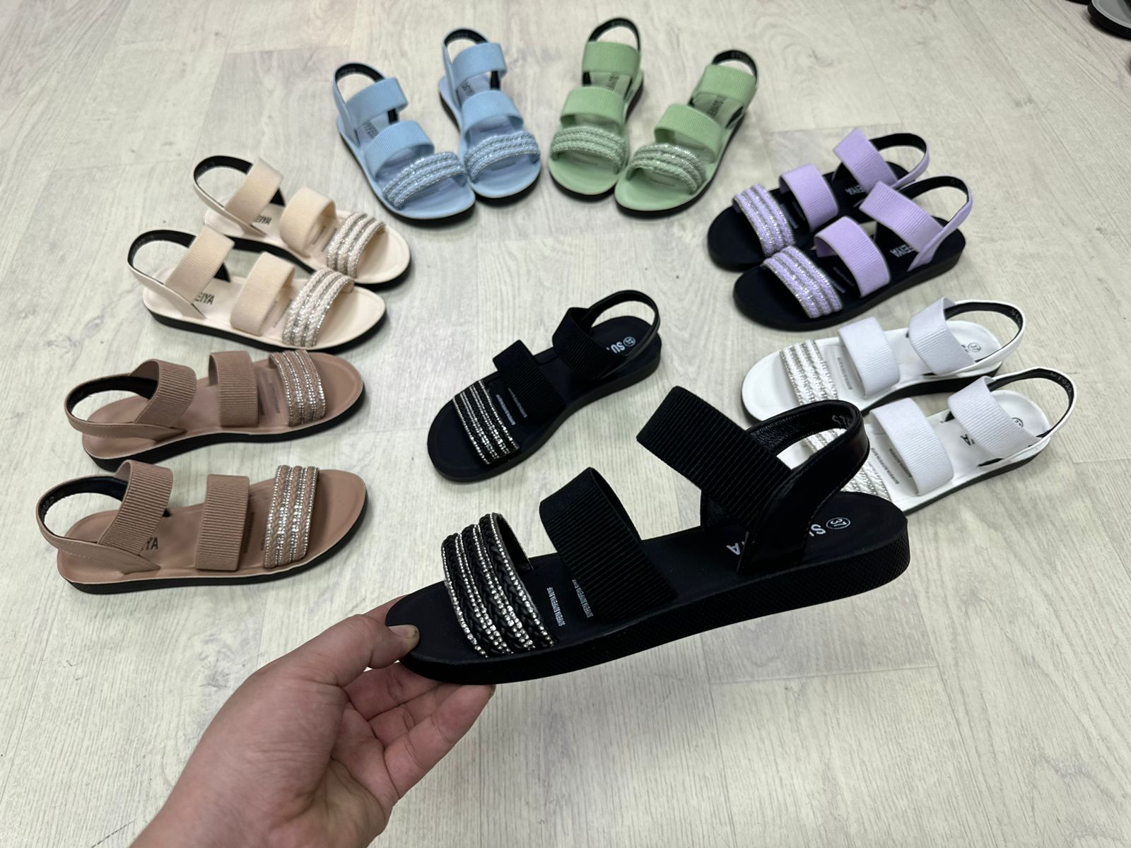 Женские весенние босоножки SUYIFEIYA SO-246-44 (10 пар в коробе, размер 36-41)