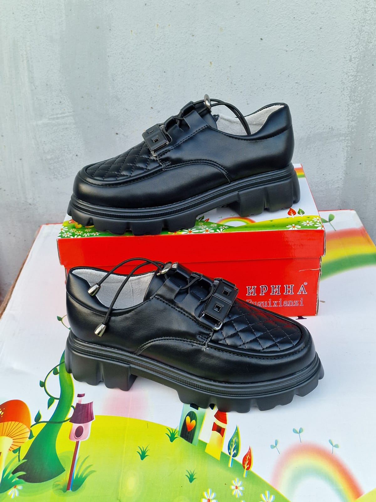 Детские туфли  FASHION SO-263-130 (8 пар в коробе, 33-38 размер)