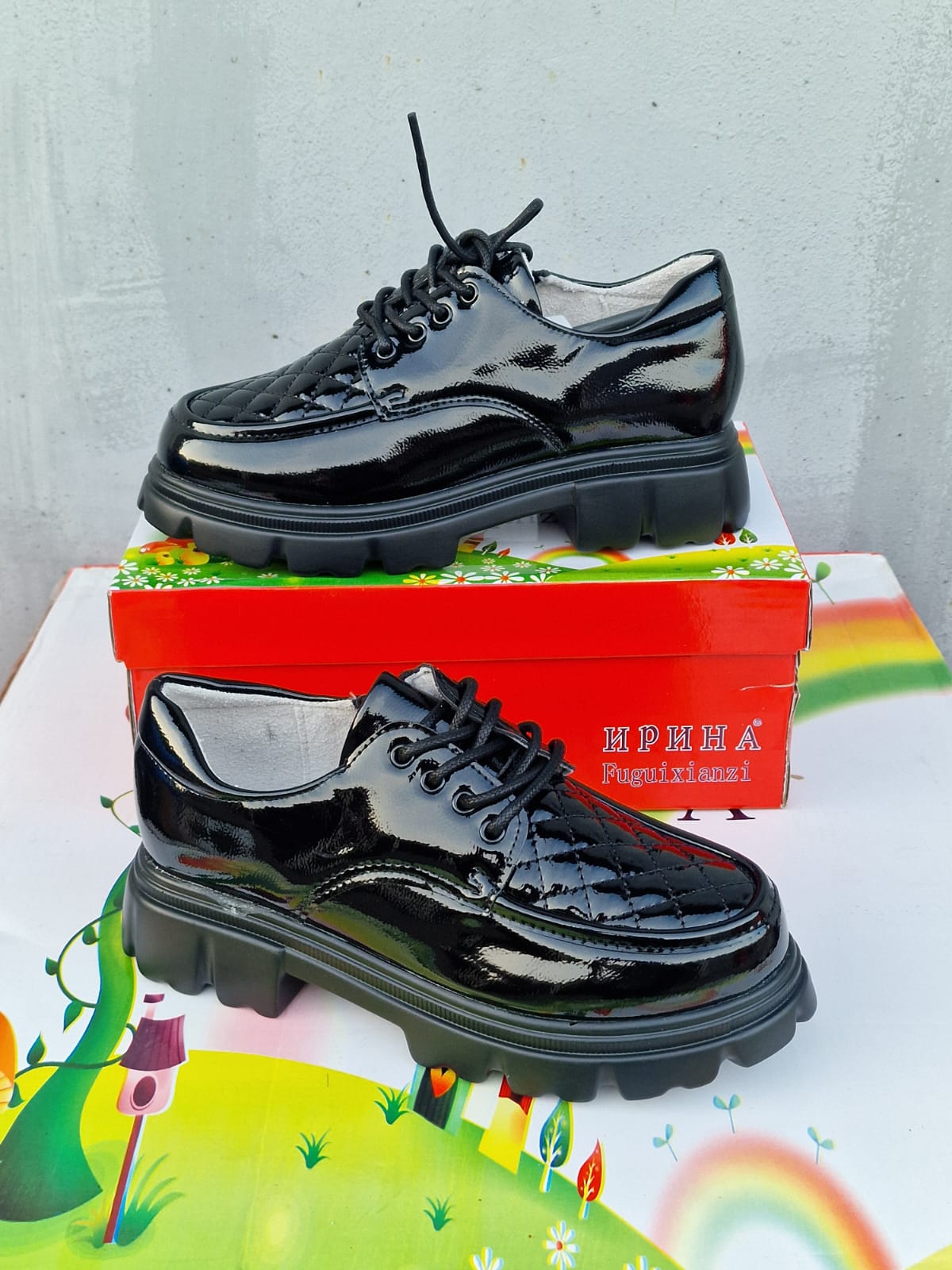 Детские туфли  FASHION SO-263-129 (8 пар в коробе, 33-38 размер)