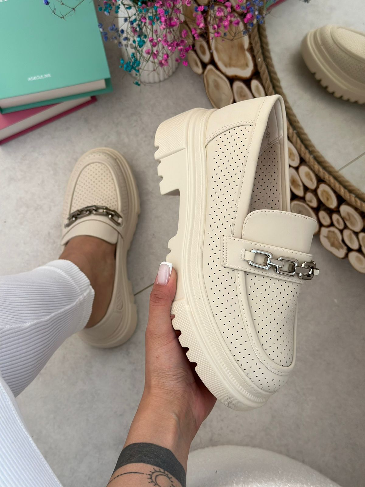 Женские весенние туфли FASHION SO-240-125 (8 пар в коробе, размер 36-41)