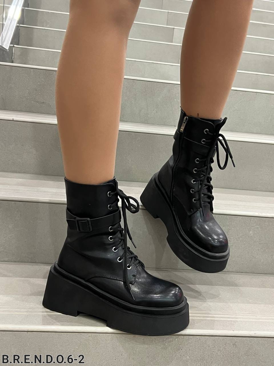 Женские весенние ботинки FASHION SO-222-119 (8 пар в коробе, размер 36-41)