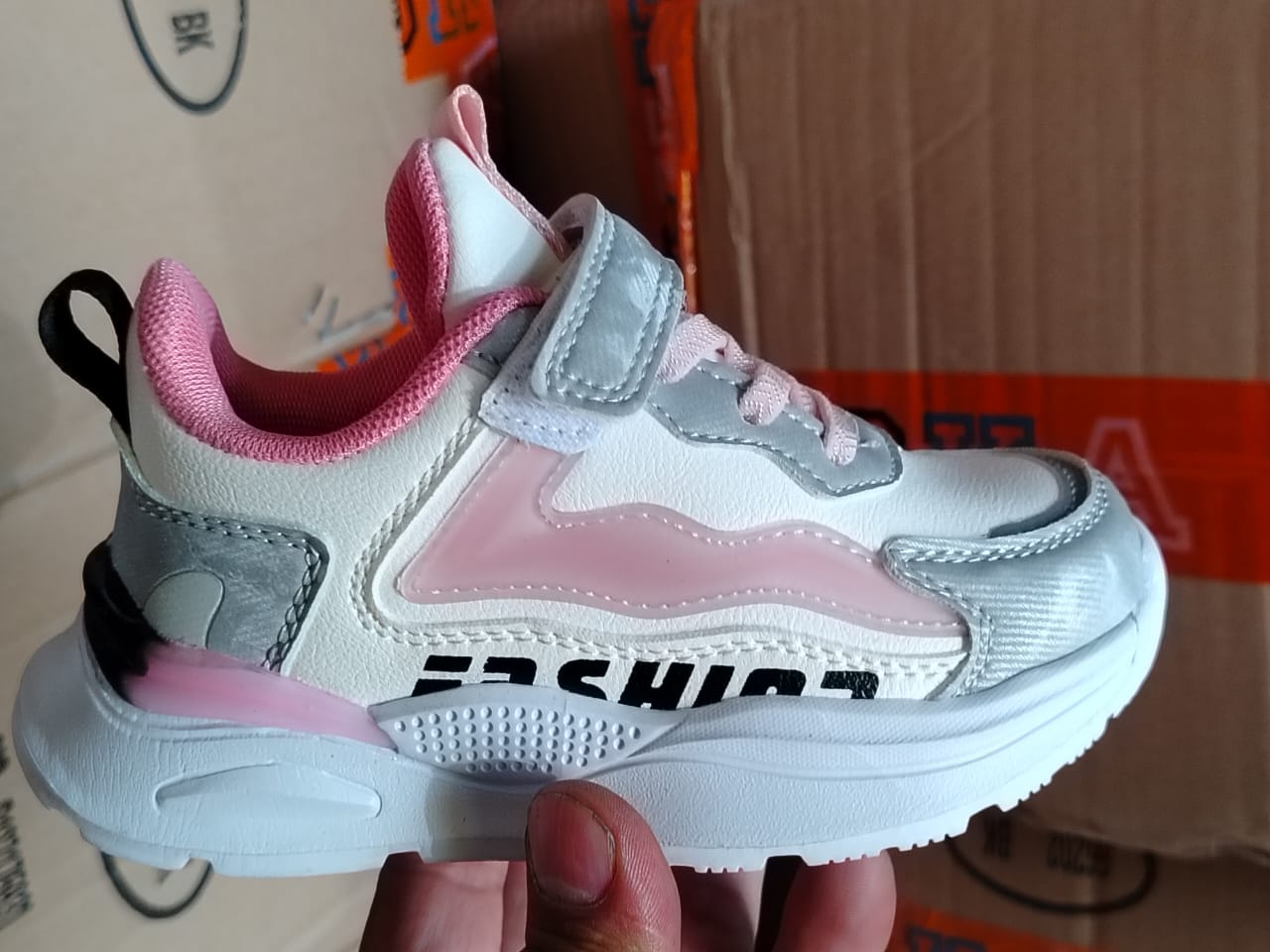 Детские кроссовки  FASHION SO-251-43 (8 пар в коробе, 27-32 размер)