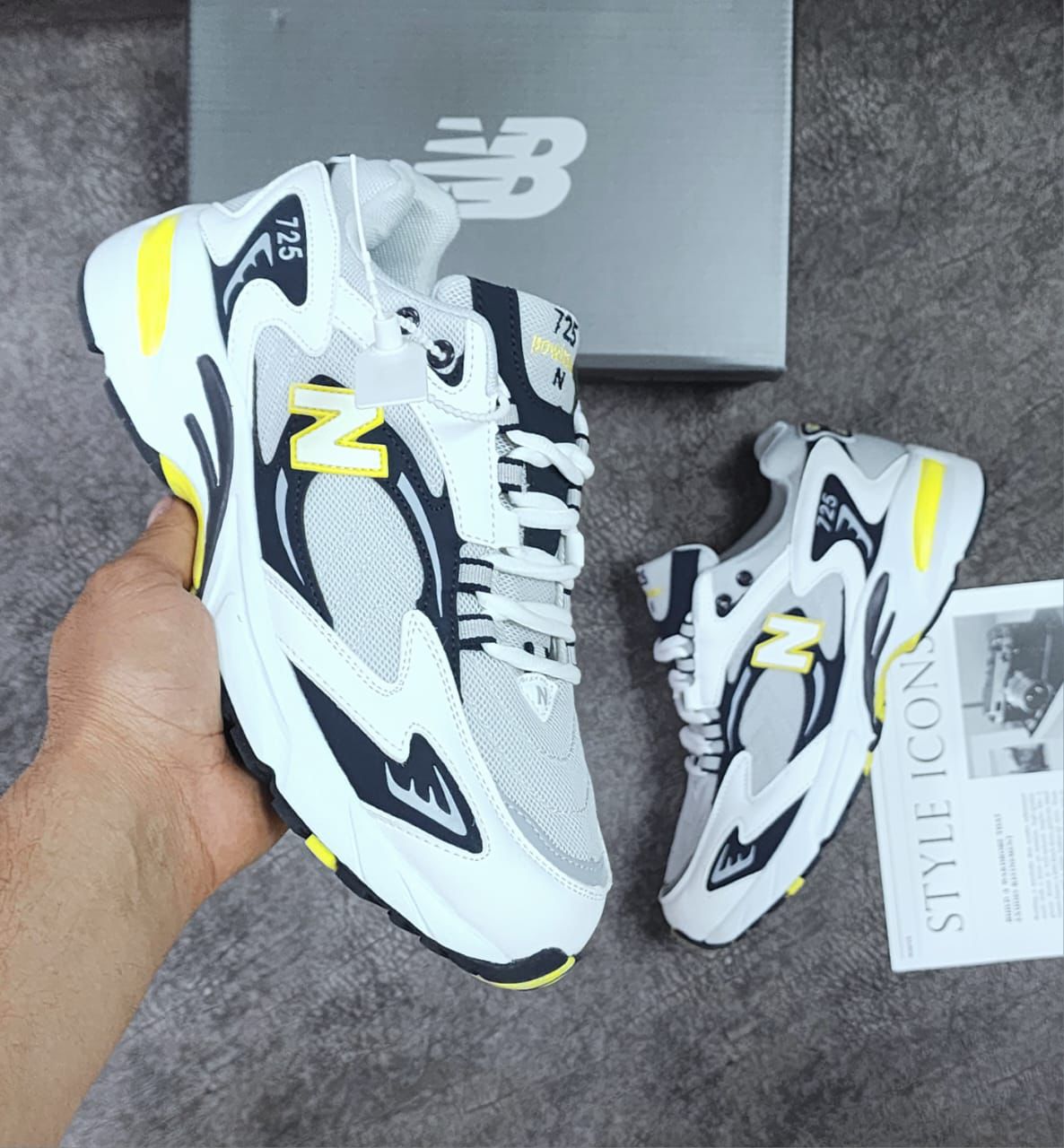 Мужские кроссовки  FASHION SO-257-226 (8 пар в коробе, 41-46 размер)