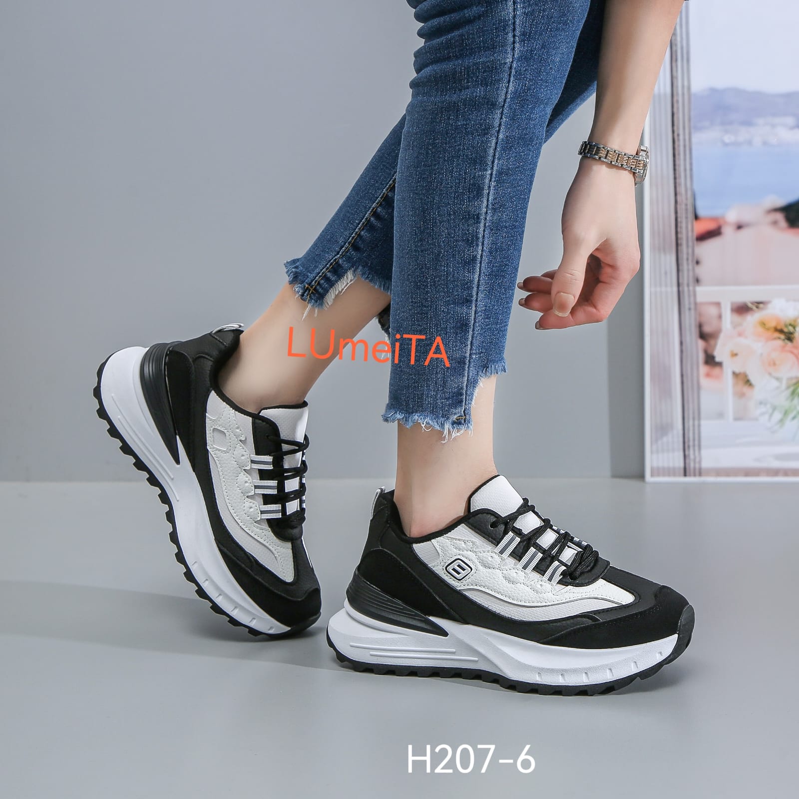 Женские кроссовки  FASHION SO-262-366 (8 пар в коробе, 36-41 размер)