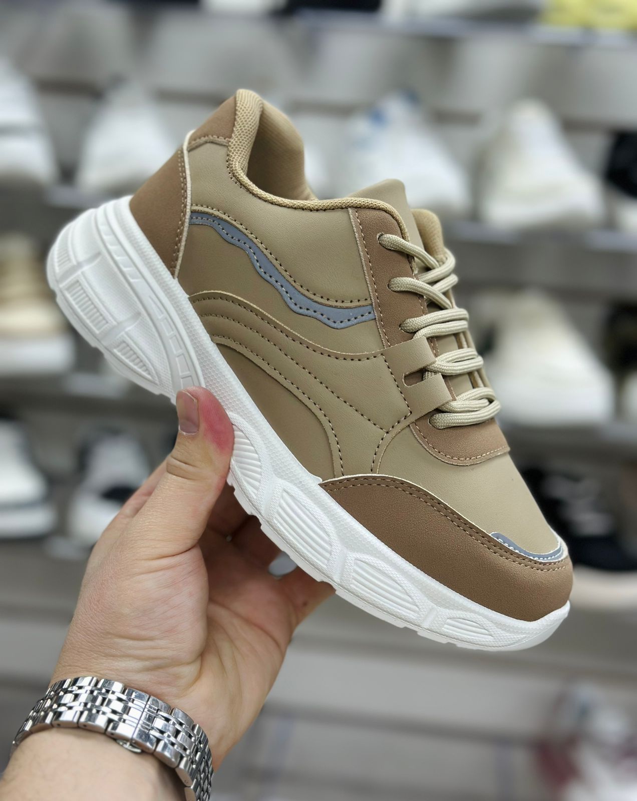 Женские весенние кроссовки FASHION SO-240-294 (8 пар в коробе, размер 36-41)