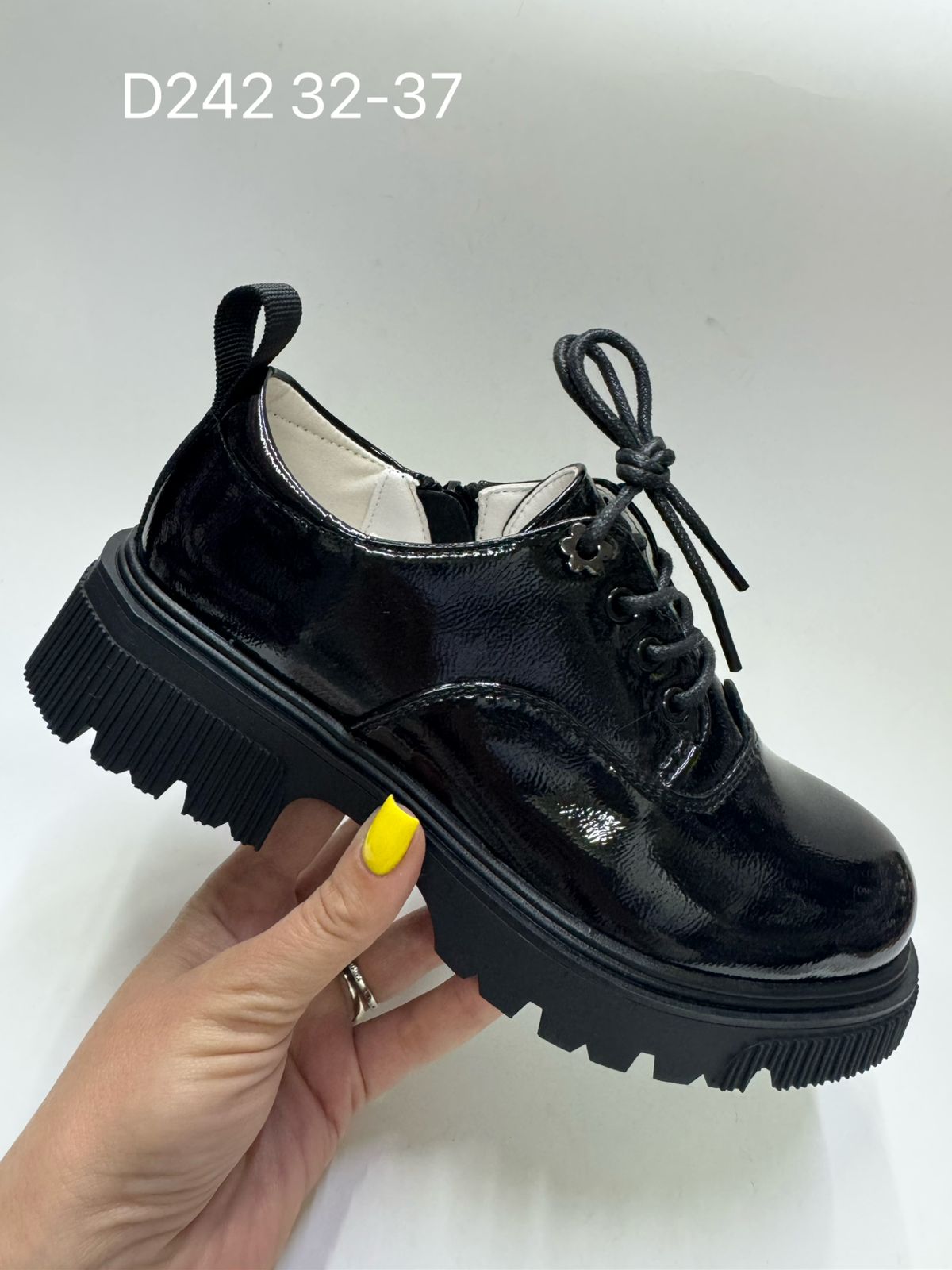 Детские туфли  FASHION SO-258-134 (8 пар в коробе, 32-37 размер)