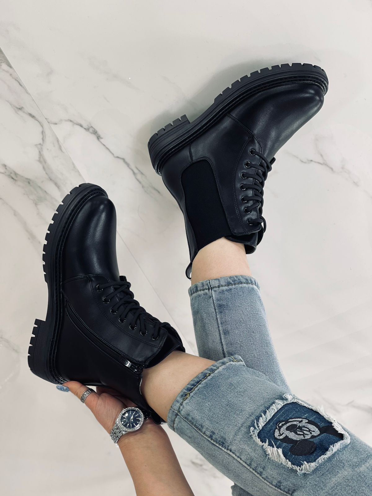 Женские зимние ботинки AIR SO-212-113 (6 пар в коробе, размер 36-41)