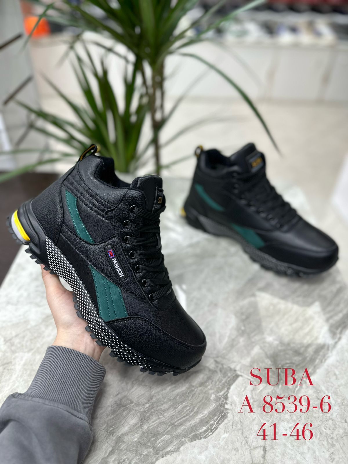 Мужские зимние ботинки SUBA SO-215-116 (8 пар в коробе, размер 41-46)