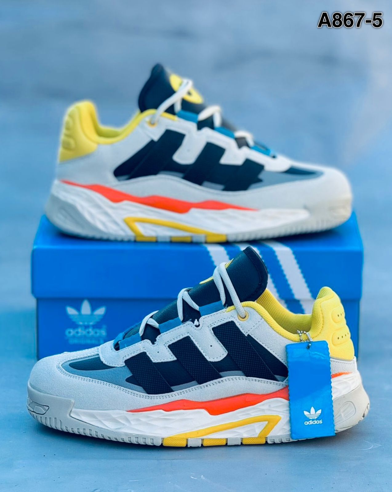 Мужские кроссовки  FASHION SO-251-568 (8 пар в коробе, 41-46 размер)