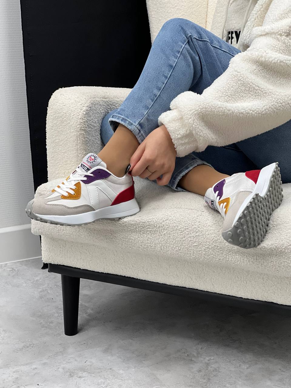 Женские весенние кроссовки AIR SO-221-181 (8 пар в коробе, размер 36-41)