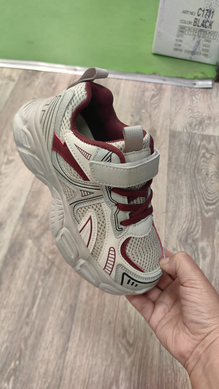 Детские кроссовки  ПЕСНЯ SO-261-243 (8 пар в коробе, 32-37 размер)