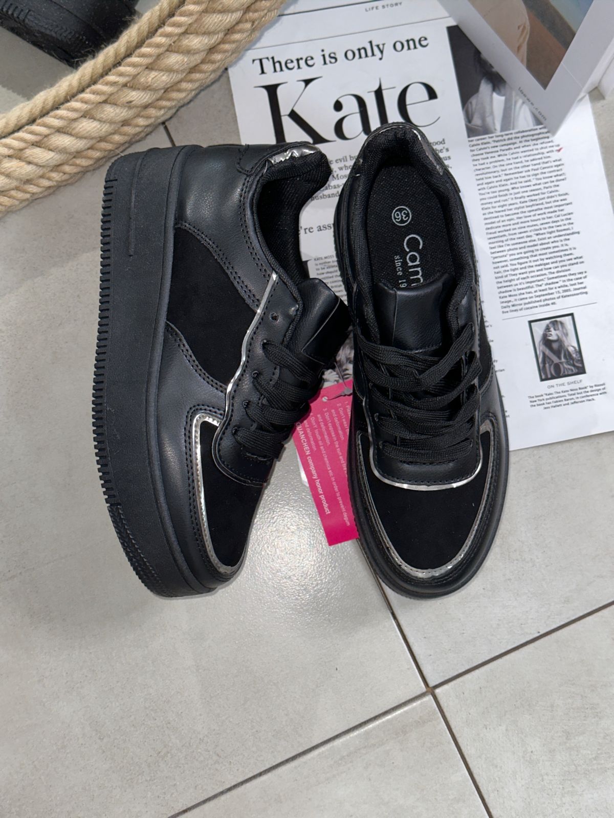 Женские весенние кроссовки FASHION SO-240-138 (8 пар в коробе, размер 36-41)