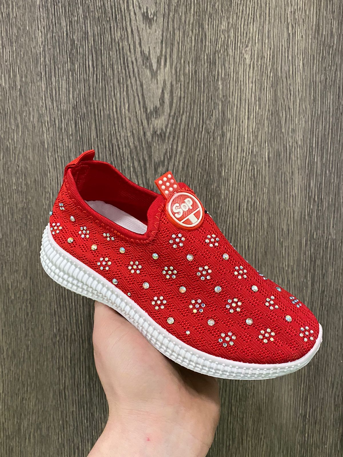 Детские весенние слипоны FASHION SO-239-126 (10 пар в коробе, размер 31-36)