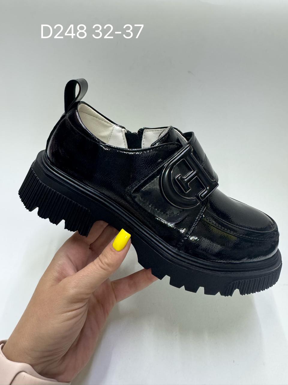 Детские туфли  FASHION SO-258-152 (8 пар в коробе, 32-37 размер)