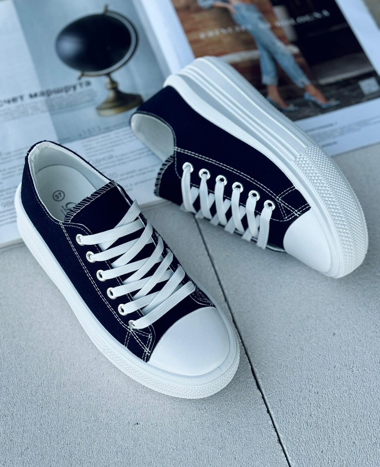 Женские весенние кеды FASHION SO-240-76 (8 пар в коробе, размер 36-41)