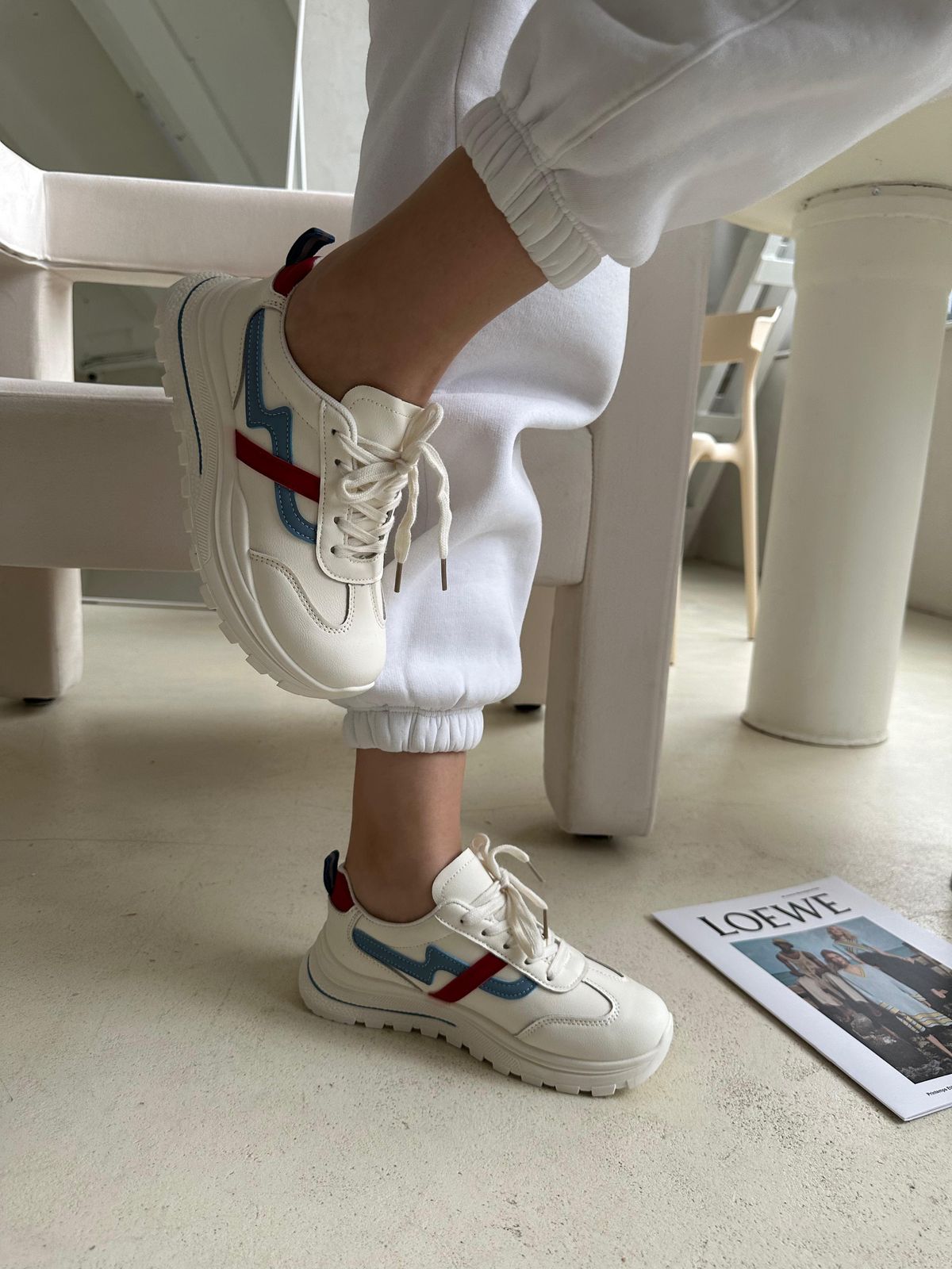 Женские кроссовки  FASHION SO-252-106 (8 пар в коробе, 36-41 размер)