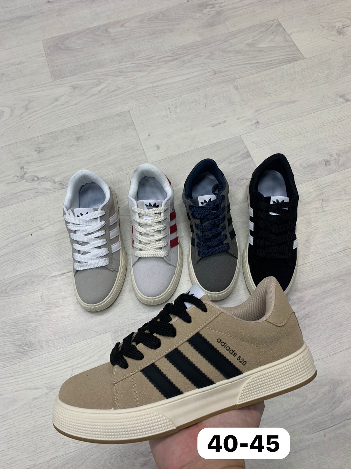 Мужские весенние кроссовки AIR SO-224-65 (8 пар в коробе, размер 40-45)